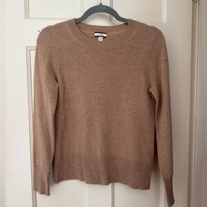 Women's J.CREW 100% Cashmere Tan Sweater